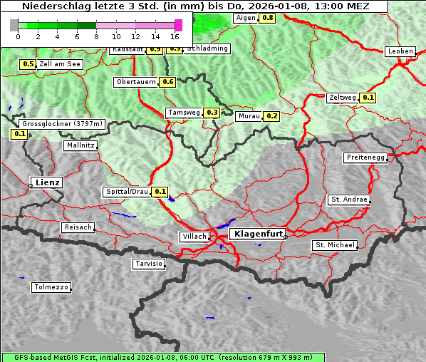 Niederschlag, 8. 1. 2026