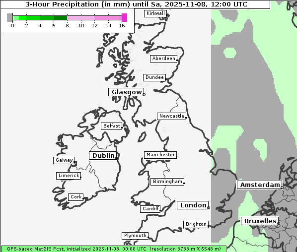 Niederschlag, 8. 11. 2025
