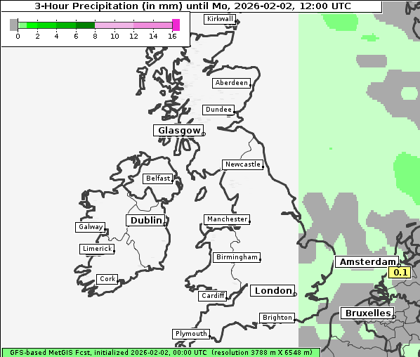 Niederschlag, 2. 2. 2026