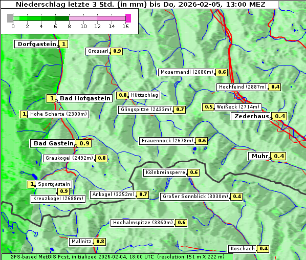 Niederschlag, 5. 2. 2026