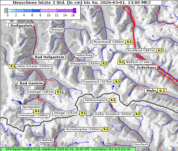 Neuschnee, 1. 3. 2026