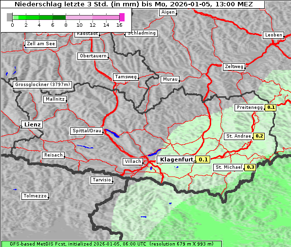 Niederschlag, 5. 1. 2026