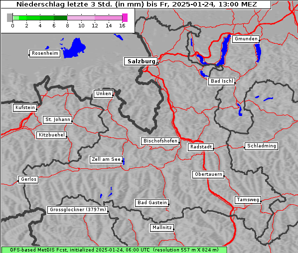 Niederschlag, 24. 1. 2025