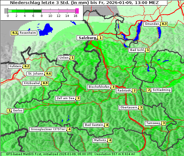 Niederschlag, 9. 1. 2026