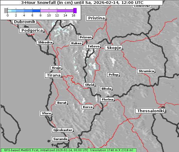 Neuschnee, 14. 2. 2026