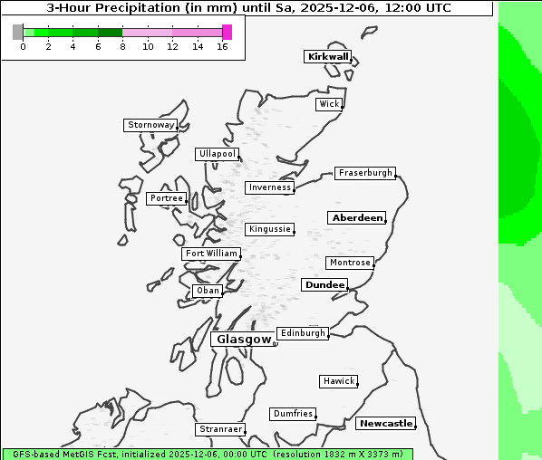 Niederschlag, 6. 12. 2025
