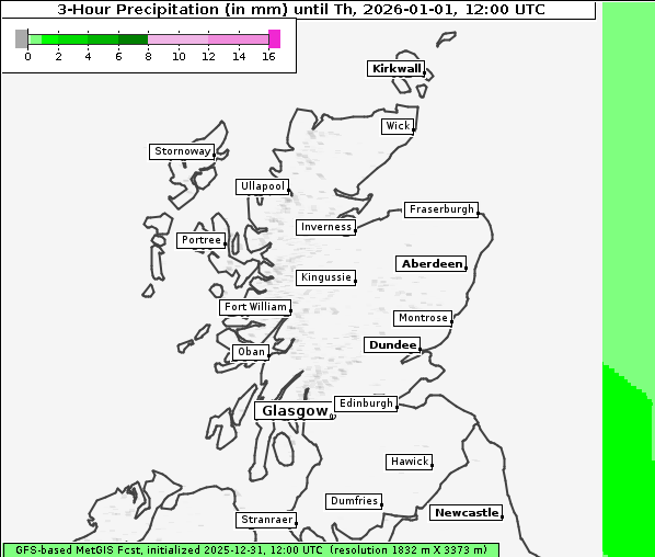 Niederschlag, 1. 1. 2026