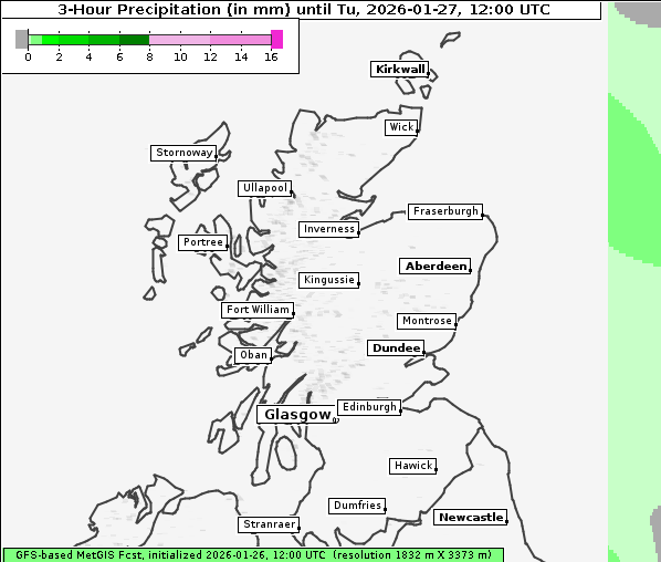 Niederschlag, 27. 1. 2026