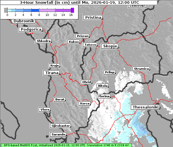 Neuschnee, 19. 1. 2026
