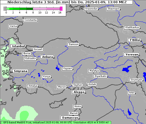 Niederschlag, 9. 1. 2025