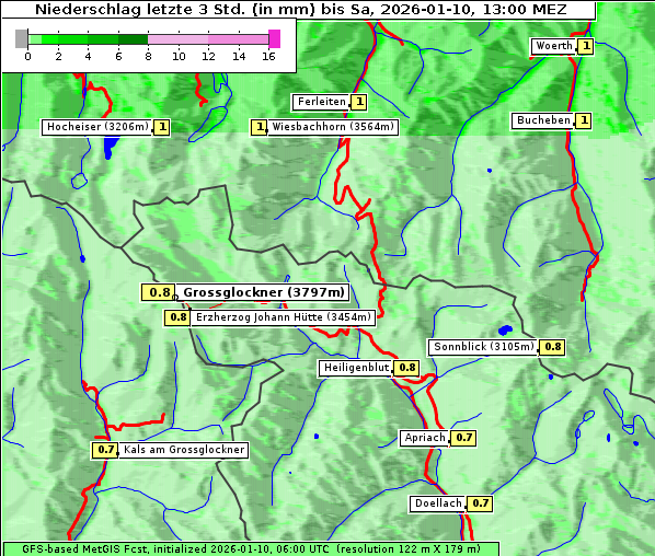 Niederschlag, 10. 1. 2026