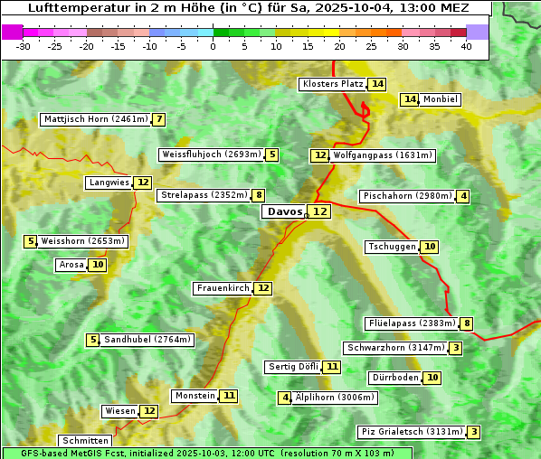Temperatur, 4. 10. 2025