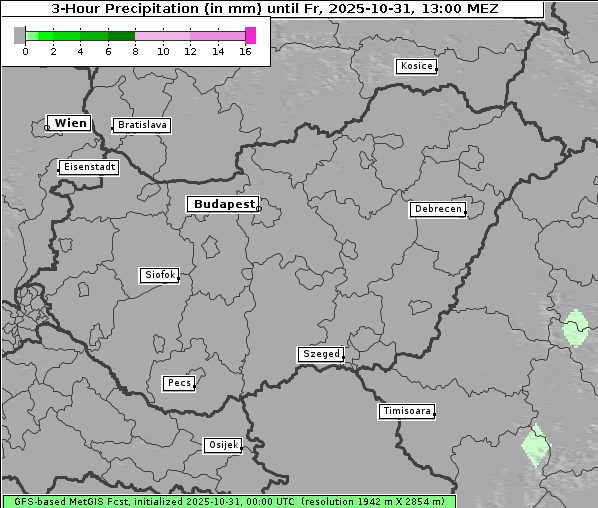 Niederschlag, 31. 10. 2025