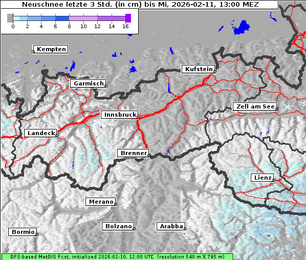 Neuschnee, 11. 2. 2026