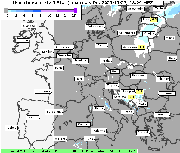 Neuschnee, 27. 11. 2025