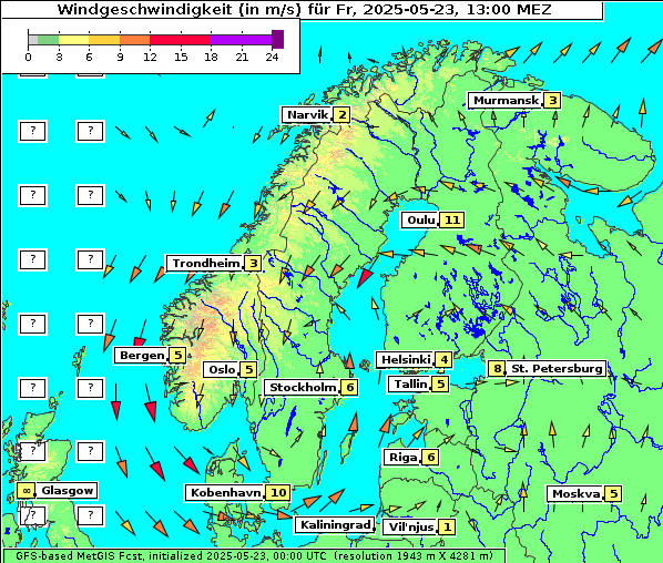 Wind, 23. 5. 2025