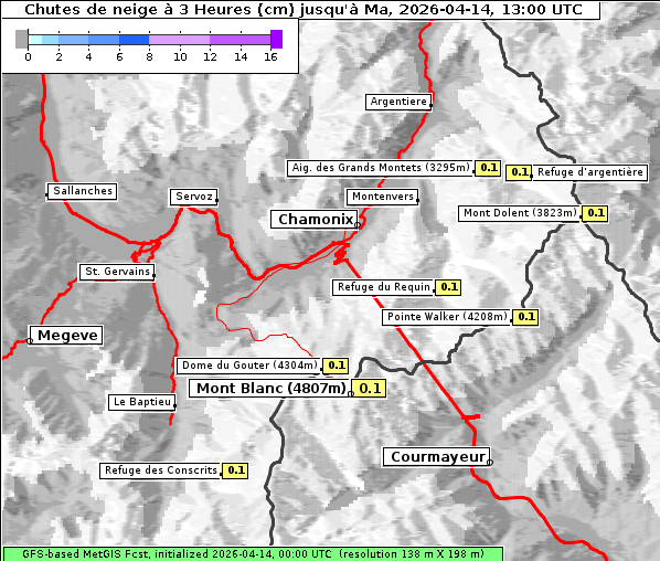 Neuschnee, 14. 4. 2026