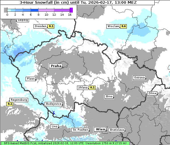 Neuschnee, 17. 2. 2026