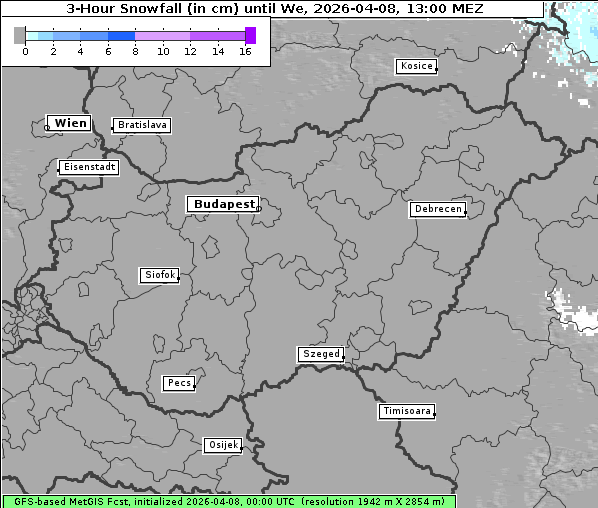 Neuschnee, 8. 4. 2026