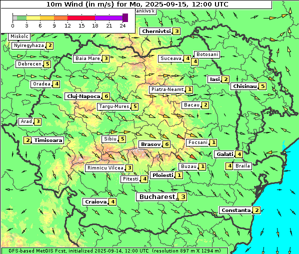 Wind, 15. 9. 2025