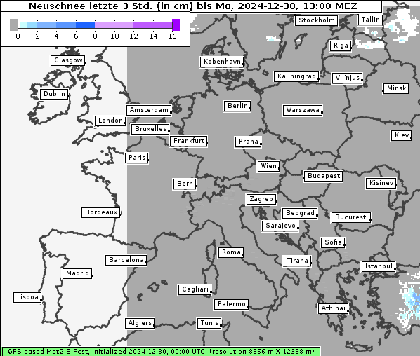 Neuschnee, 30. 12. 2024