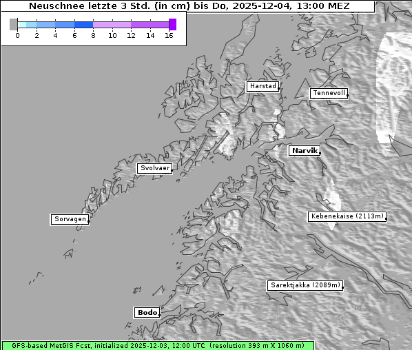 Neuschnee, 4. 12. 2025