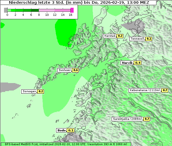 Niederschlag, 19. 2. 2026