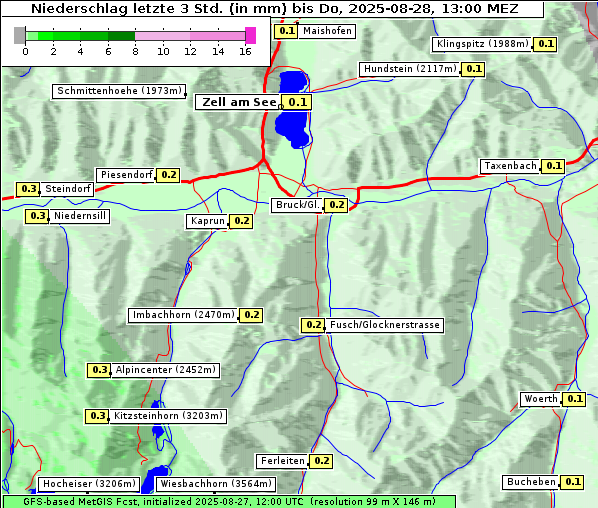 Niederschlag, 28. 8. 2025
