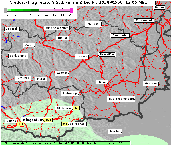 Niederschlag, 6. 2. 2026