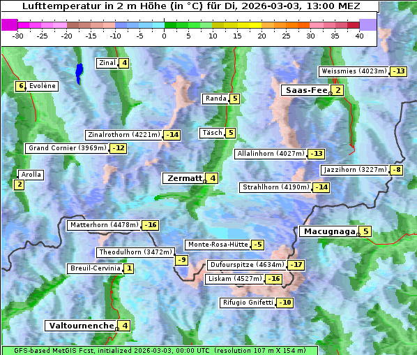 Temperatur, 3. 3. 2026