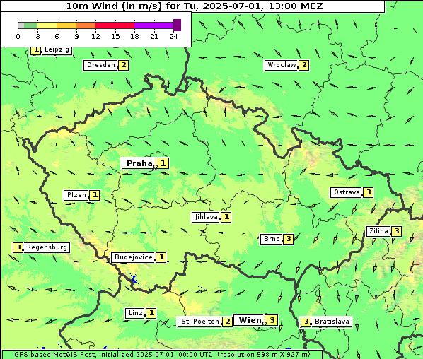 Wind, 1. 7. 2025