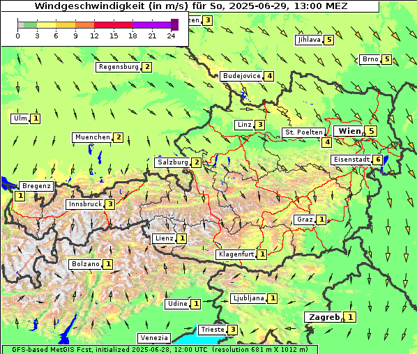 Wind, 29. 6. 2025
