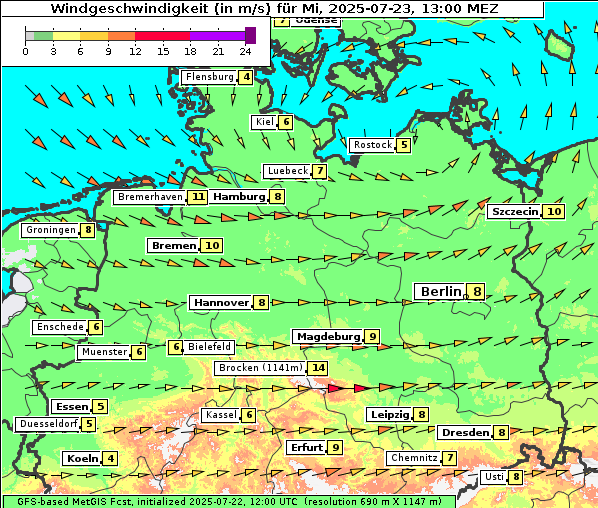 Wind, 23. 7. 2025