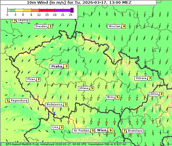 Wind, 17. 3. 2026