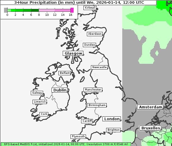 Niederschlag, 14. 1. 2026