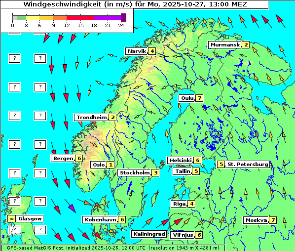Wind, 27. 10. 2025