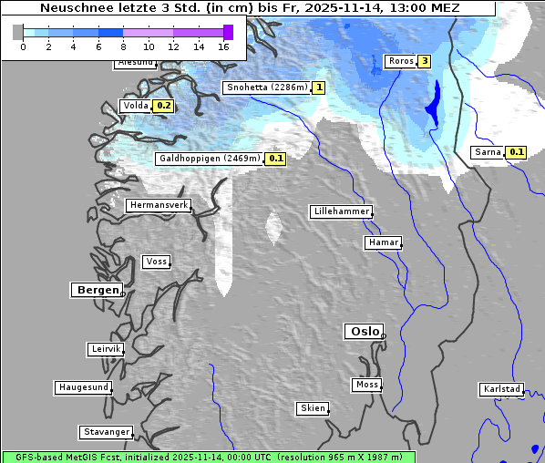 Neuschnee, 14. 11. 2025