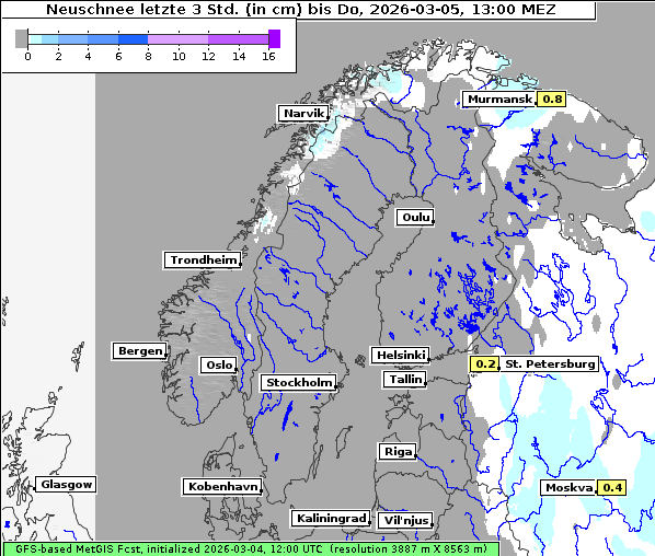 Neuschnee, 5. 3. 2026