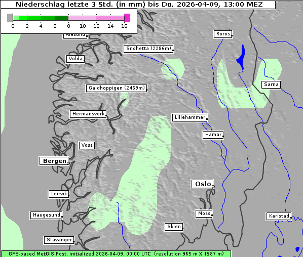 Niederschlag, 9. 4. 2026
