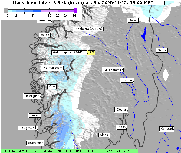 Neuschnee, 22. 11. 2025