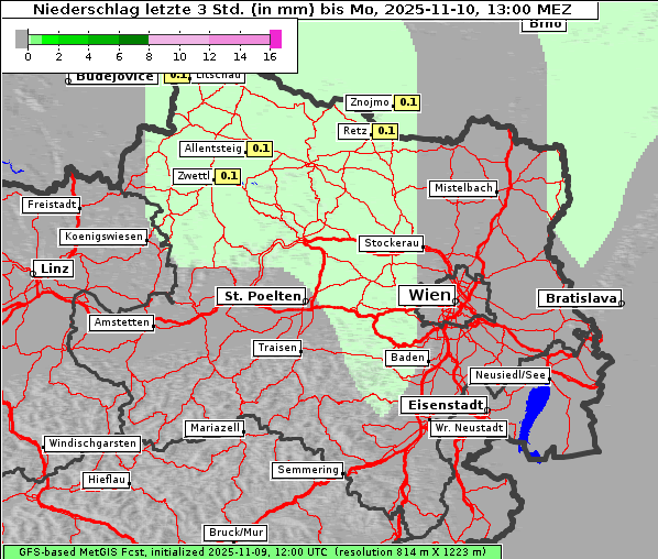 Niederschlag, 10. 11. 2025