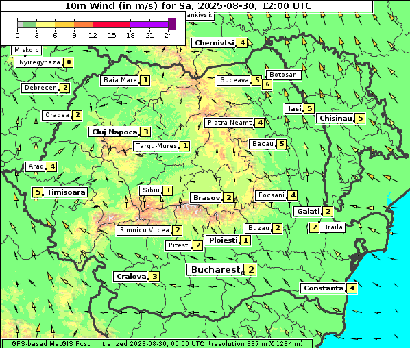 Wind, 30. 8. 2025
