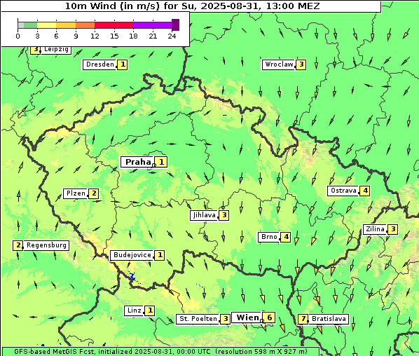 Wind, 31. 8. 2025
