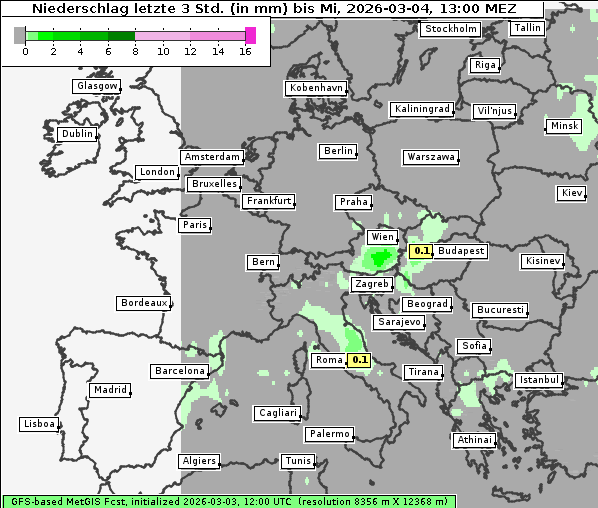 Niederschlag, 4. 3. 2026
