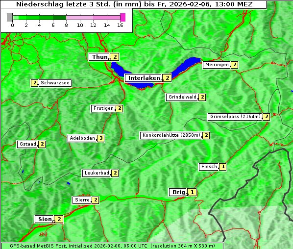 Niederschlag, 6. 2. 2026