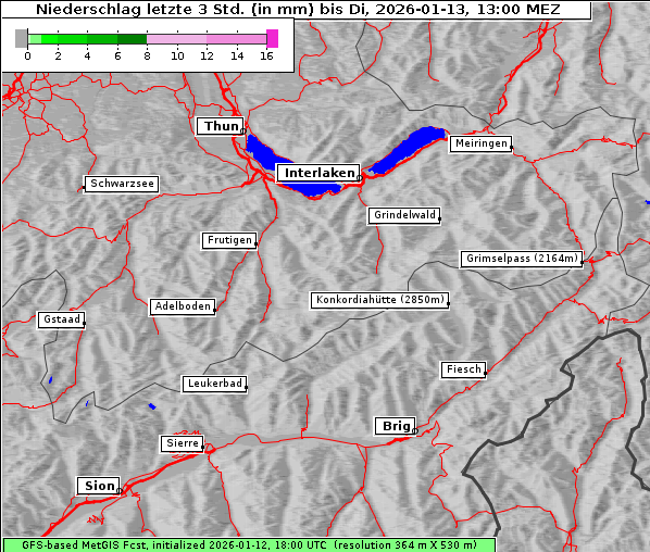 Niederschlag, 13. 1. 2026