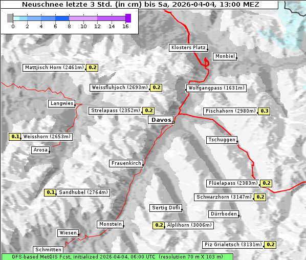 Neuschnee, 4. 4. 2026