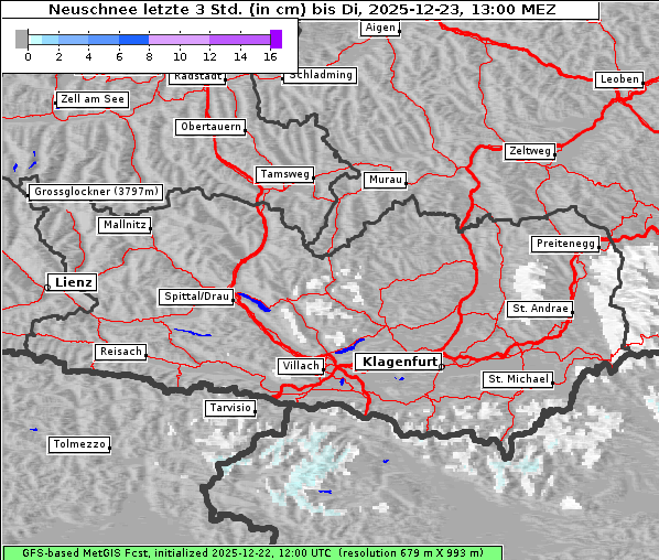Neuschnee, 23. 12. 2025
