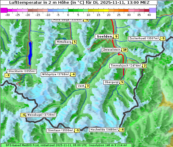 Temperatur, 11. 11. 2025