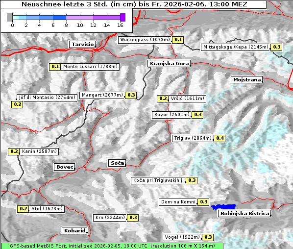 Neuschnee, 6. 2. 2026